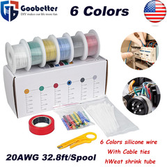 16 AWG Tinned Copper Wire 16 Gauge Wire 6 Colors 16.4ft Each Electrical Wire US