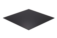 Black Acrylic Sheet – 12″ x 30″ – 1/4″ Thick Black Plexiglass Plastic Sheet f…