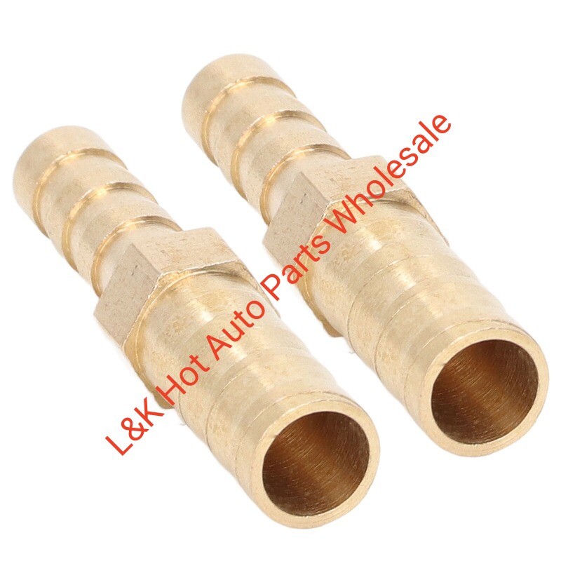 2Pcs Hose Barb Reducing Connector Fitting Splicer (8mm(5/16in) To 6mm(1/4in))