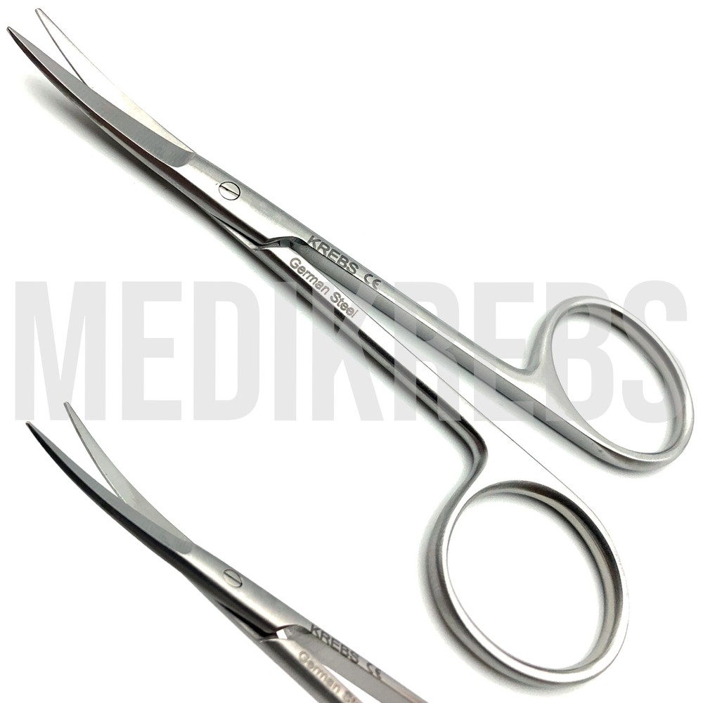 Iris Scissor Curved 10 cm O.R Grade German Steel Plastic Surgery Instruments