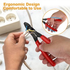 4 in 1 Wires Cables Pliers Crimper Stripper Cutter Gripping Tool for 12-20 AWG