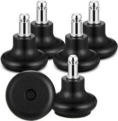 5 Pieces Bell Glides Replacement Office Chair Wheels Stopper Office Chair Swivel