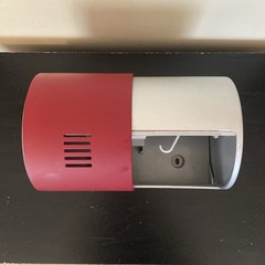 Cintas Toilet Paper Dispenser Commercial Replacement Wall Mounted Red Silver