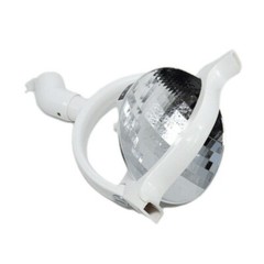 10W Ceiling Mounted Oral Light Dental Operating Lamp 6 LED Lens Light With Arm
