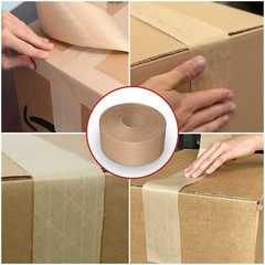 T.R.U. Water Activated Reinforced Kraft Paper Gummed Tape 2.75 inches Wide