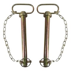 Lot of 2 Goliath 7/8″ Tractor Hitch Pin with Chain ~ HP78WC