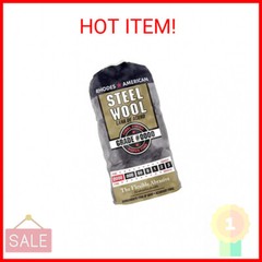 Homax 10120000 Steel Wool, 12 pad, Super Fine Grade #0000, Rhodes American