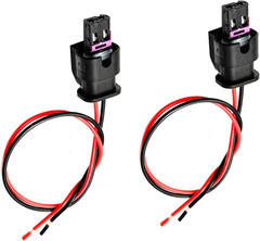 4 Pcs Side Marker Light Connector Plug Pigtail Wire Harness Compatible with Chry