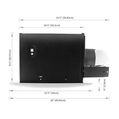 Bv Exhaust Fan – Fan 1.0 Sones 6 Duct Collar Rooms Up To 140 Sq. Ft.