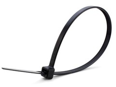 100 Pieces 15″ Black Nylon Cable Straps Zip Ties Wire 50 Lbs Tensile Strength