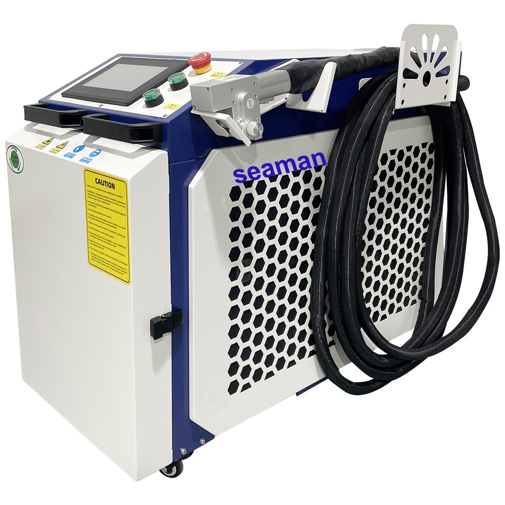 🔥US STOCK Laser 3KW Fiber Laser Cleaning Machine Metal Oil Rust Paint Removal