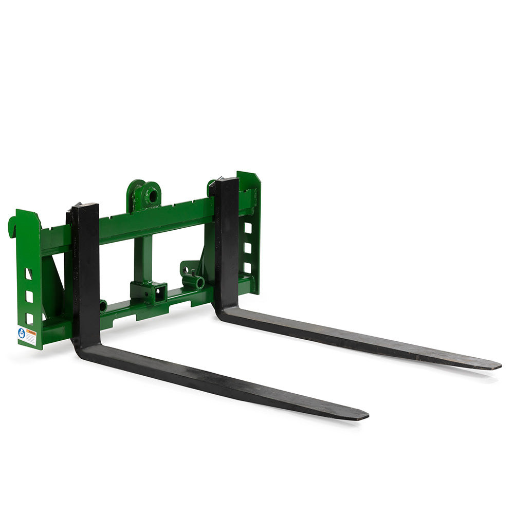 Titan Attachments Economy Global Euro Pallet Fork Frame with 48″ Fork Blades