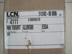 LCN ALLEGION 4111 Right-Hand Door Closer Parallel EDA Arm