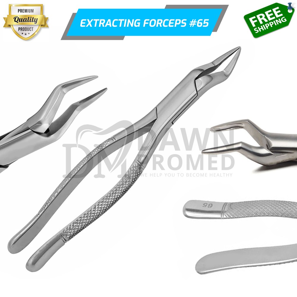 Dental Extracting Forceps #65 For Upper Roots Dental Surgical Inst German Grade