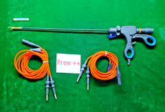 Laparoscopic Bipolar Maryland Gold Jaw with 2pc Cable Free Reusable Instruments