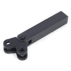 7-Piece Knurling Tool Set with 0.5/1/2mm Diagonal Wheels for Lathes