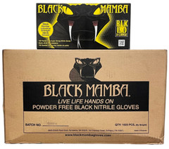 Black Mamba Gloves; Disposable Nitrile Mechanic Glove; HVAC Utility Heavy Duty