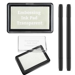 LemonSecret 4 Pcs Emboss It Kit Included 2 Clear Embossing Ink classic color