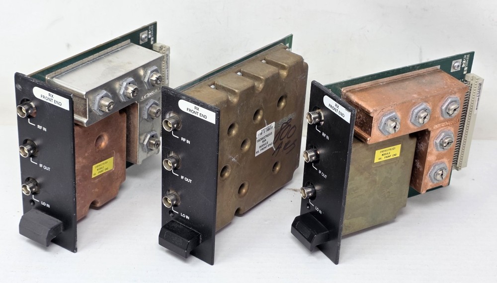 (Lot of 3) Harris Macom Mastr III 19D902782G3, 19D902782G4, 19D902782G5 RX Front