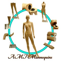 Female mannequin+metal stand, Head turns Fullbody sexy bust realistic looking-SW