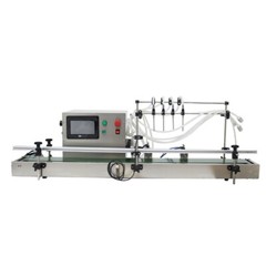 110V Automatic 4Head Magnetic Pump Filling Machine Liquid Bottle Filler 5-1000ml