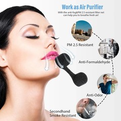 100 Pieces Nose Plug Filter Disposable Nose Dust Filters Nostril Filters Spray