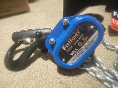 Mini Chain Hoist 1/2 Ton 1100Lbs Capacity 10Ft Lift Manual Lever Chain Hoist …