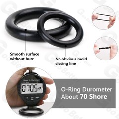 1mm Cross Section NBR Nitrile Rubber O Ring 1mm-61mm ID Oil Resistant Seals Sink