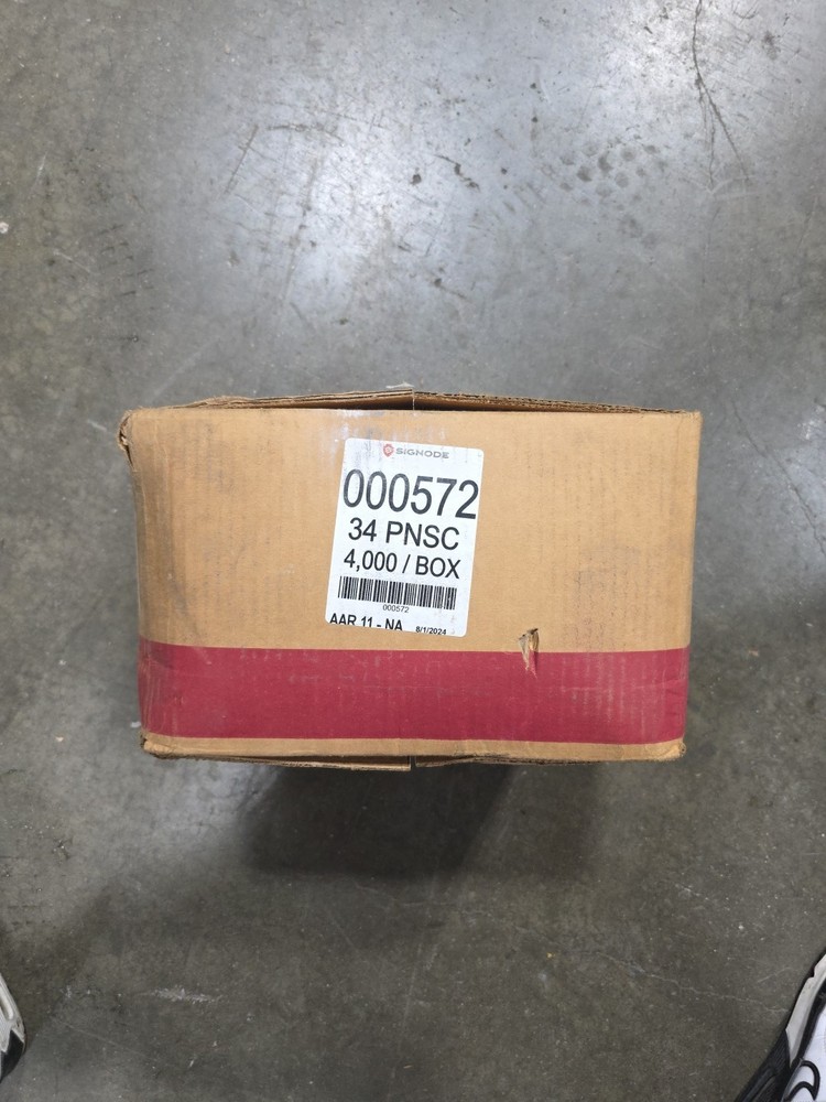 Signode 000572 Strapping Seal, 3/4 In., Push, Pk4000