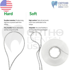 Stainless Steel Retainer Chain Wire II 0.040″ Hard / soft Orthodontic USA