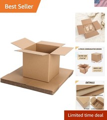 Shipping Boxes Mailers 6x6x6 inches Corrugated Cardboard Small Packing Kraft …
