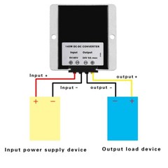 DC 9V-40V to DC 24V 6A 144W Buck Boost Converter Step Up/Down Regulator Reducer