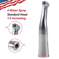 Dental 1:5 Fiber Optic LED Contra Angle Handpiece Fits NSK/Kavo Mini Head