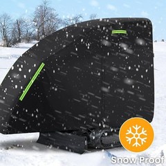 210D Oxford Fabric Mini Excavator Cover Waterproof For E20 (Black)