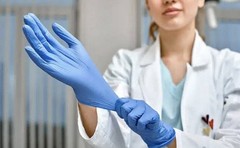 Nitrile Gloves 1000 gloves in a case)Powder-Free Latex-Free , Disposable S-XL