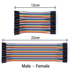 Aypzuke 10cm+20cm 240pcs Breadboard Jumper Wires Cable Kit, Male to Female, Fema