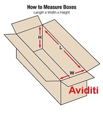 AVIDITI 18 x 8 x 8 Corrugated Cardboard Boxes, Long 18L x 8W x 8H, Pack of 25 |
