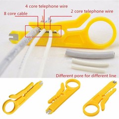 RJ45 RJ11 Crimping Network Tool Kit Cable Crimp Crimper LAN Wire Stripper Kits
