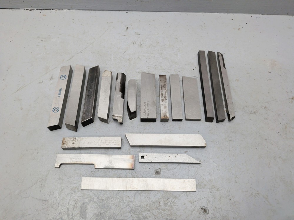 REX MM, CIRCLE C, VR WESSON TANTUNG, GORHAM, 5/8″ 1/4″ LATHE TOOL BITS, M4, USA