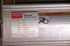 Rectangle Replacement OEM Blower , 195 cfm, 2-3/8 Wheel 1p Direct Drive Slim