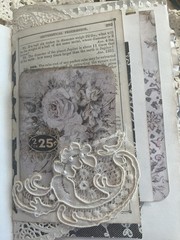 VINTAGE STYLE HAND MADE JUNK JOURNAL (Tranquil Moments) see video