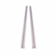 2Pcs T-Slot Aluminum profile 300mm~2000mm 2020 3030 4040 2040 Extrusion Anodized