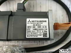 Mitsubishi HC-KFS13 Low Inertia AC Servo Motor, 0.6KW 3000 rpm