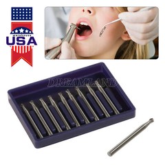 FG4 FG #4 Dental Carbide Burs, (100 Pack) – High Speed Friction Grip