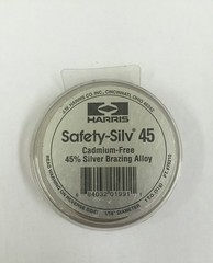 Brazing Alloy Harris 4531 Safety Silver 45 1 Pound Rod