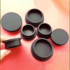Black Round Silicone Rubber Seal Hole Plugs Blanking End 2.5mm-50.6mm