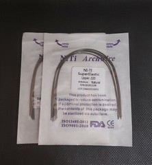 Dental Orthodontic Super Elastic Wire Niti Round Arch Wires Natural Form