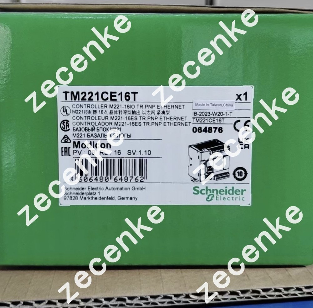 Schneider Electric TM221CE16T Modicon M221 Controller Ethernet, 16 I/O Brand New