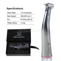 1-5 Dental Fiber Optic Mini/Standard Head 1:5 Increasing Handpiece Contra Angle