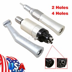 NSK Style Dental Low Speed Handpiece Straight/Contra Angle/Air Motor Kit 2/4Hole
